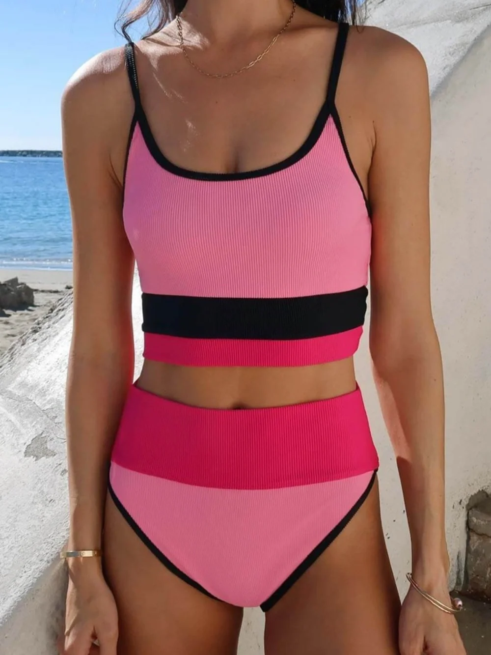 BEACH RIOT ❤️🔥 HIGH WAIST EMMY BOTTOMS NWT SIZE SMALL - Picture 5 of 9